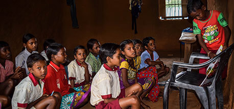 village-School-classroom-of-a-ngo-School-at-gumla