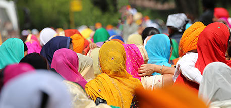 people-Sikh-with-headscarf-during-the-event-in-the-city