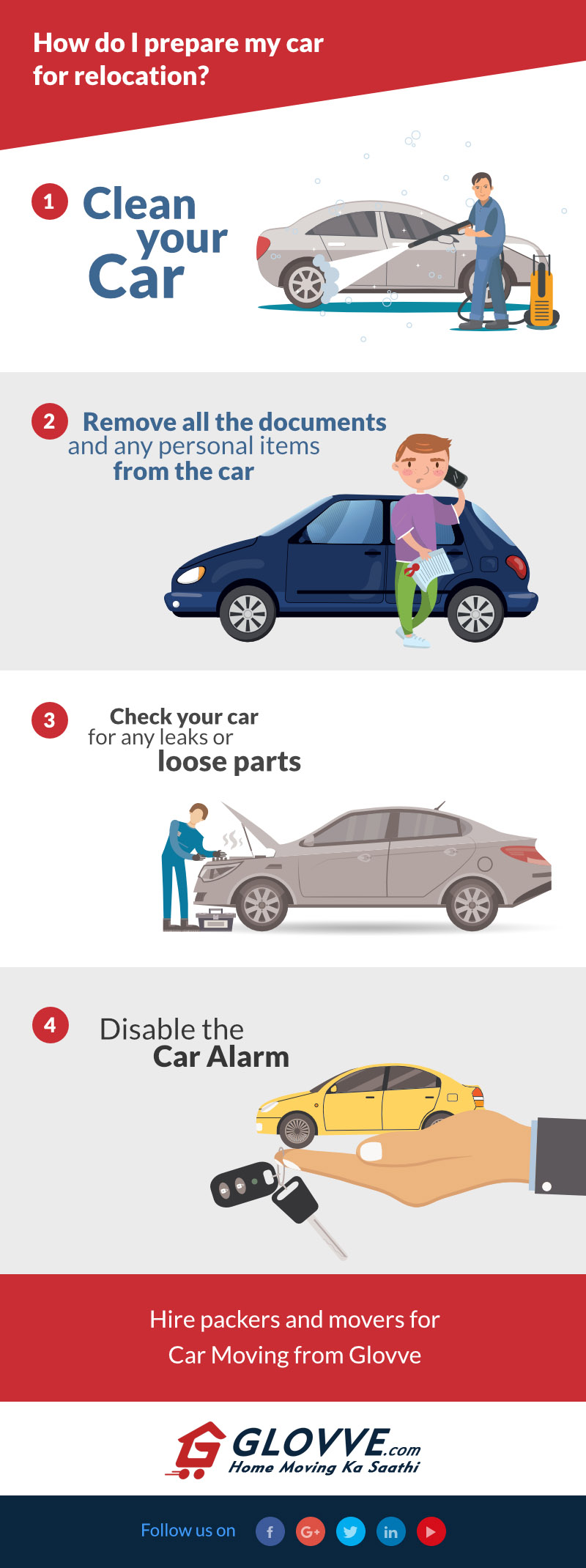 How do I prepare my car for relocation?